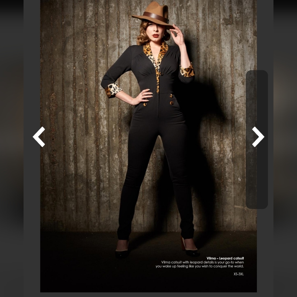 Miss Candyfloss Leopard Trim Jumpsuit
